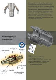 Mörtelkupplungen Mörtelstecker