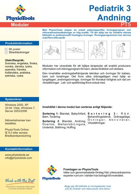 PT5 Paediatrics Respiratory product card - PhysioTools