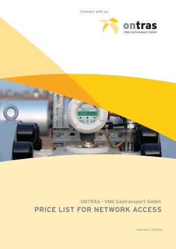 price list for network access - Ontras