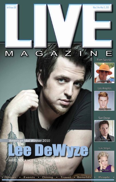 LIVE MAGAZINE VOL 8, Issue #208 May 1st THRU May 15th, 2015