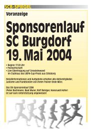 SCB-SPIEGEL Voranzeige