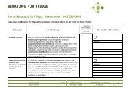 BERATUNG FÃR PFLEGE - Anke-Petra Peters