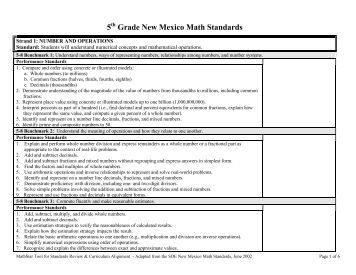 201314 5th Grade Math Curriculum Map Standards â Quarter 1 201314 5th Grade Math Curriculum Map Standards â Quarter 1