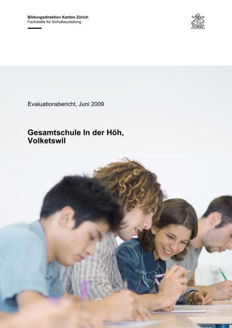 Evaluationsbericht, August 2009 - Schule Volketswil