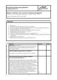 Protokoll der Sitzung vom 23.5.2012 - Bruggwiesen