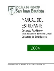 manual para estudiantes en el decanato de ciencias clinicas