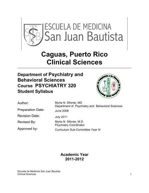 San Juan Bautista School Of Medicine