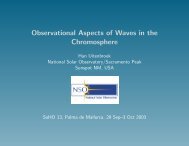 Observational Aspects of Waves in the Chromosphere - NSO