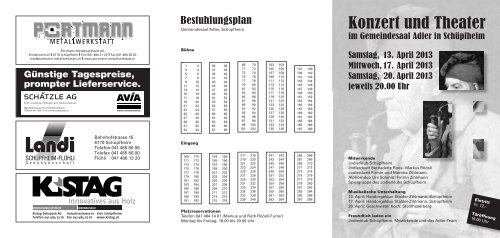 Konzert und Theater - Jodlerklub SchÃ¼pfheim