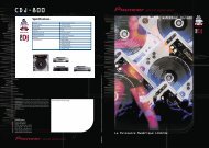 platine numerique cdj-800