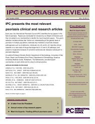 September 2009 - International Psoriasis Council