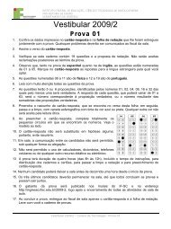 Vestibular 2009/2 - Diário Catarinense