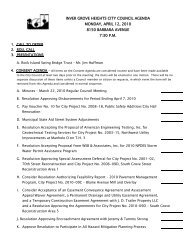 INVER GROVE HEIGHTS CITY COUNCIL AGENDA - City of Inver ...