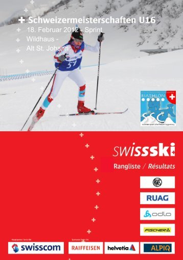 Rangliste Biathlon U16 - Skiclub am Bachtel