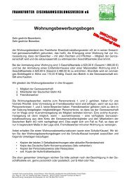 Bewerbungsbogen fÃ¼r Fremdbewerber als PDF - FESV - Frankfurter ...