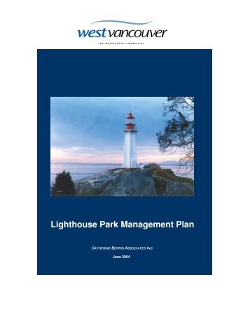 Lighthouse Park Management Plan - South Coast Conservation ...