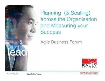 Agile Planning & Building Metrics for Success - Rally Software