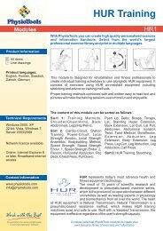 HUR Training - PhysioTools