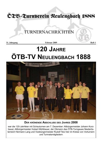 Turnernachrichten 2009.1 - ÖTB TV Neulengbach 1888