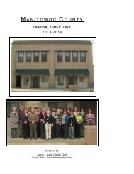 2014 Directory - Manitowoc County