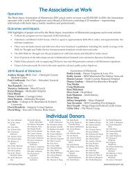 The Association at Work Individual Donors - Minnesota Brain Injury ...