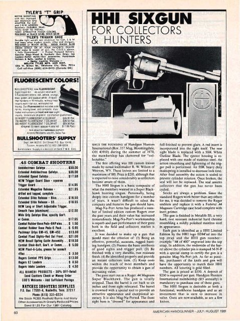 American Handgunner Jul/Aug 1981 - Jeffersonian