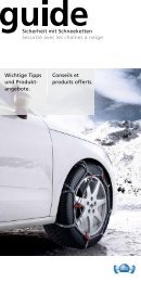Schneeketten guide als PDF - Garage Gloor AG