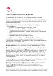 Jahresbericht Frauengemeinschaft 2006/2007 - Fg-schuepfheim.ch