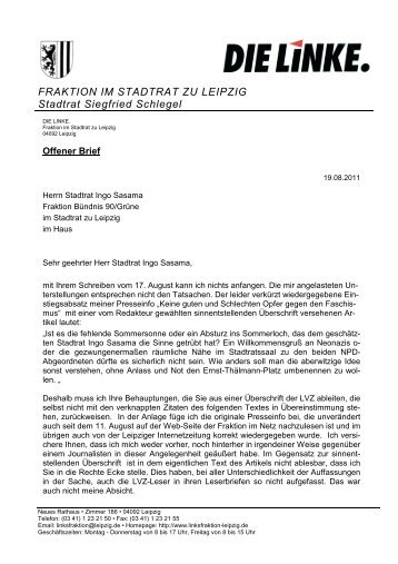 Offener Brief als pdf - DIE LINKE. Fraktion im Stadtrat zu Leipzig