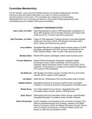 See a list of committee members here. - Springfield Public Schools