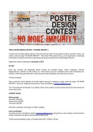 TRIAL POSTER DESIGN CONTEST Â« NO MORE IMPUNITY Â»