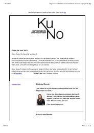 KuNo_06_12 - KuNo-KulturNotizen von Christiane Osterhof