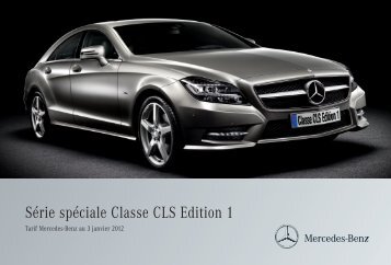 CLS - Edition 1_Tarifs - Mercedes-Benz France