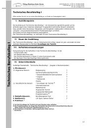 Technisches Berufskolleg I - Philipp-MatthÃ¤us-Hahn-Schule