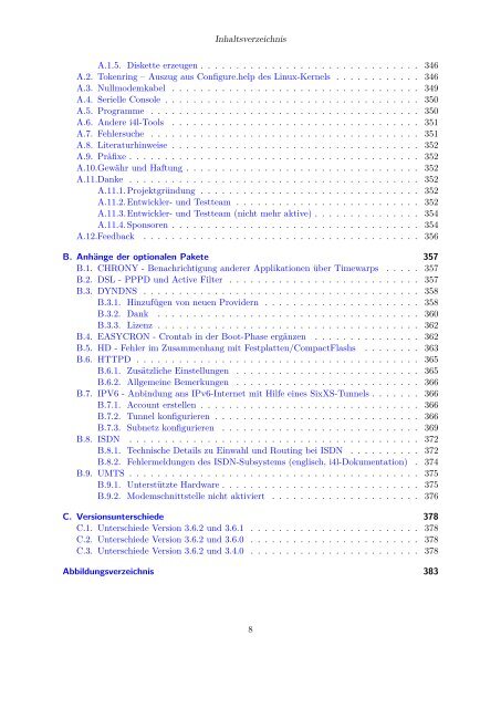 floppy-isdn4linux Version 3.6.2 - Fli4l