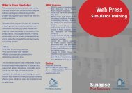 Web Press Simulator Training - Sinapse Print Simulators