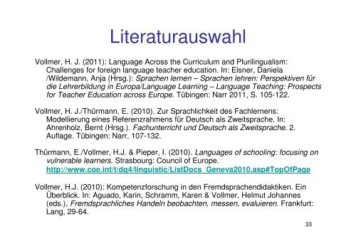 Mehrsprachigkeit und die Zukunft der Ausbildung von FSlehrkrÃ¤ften