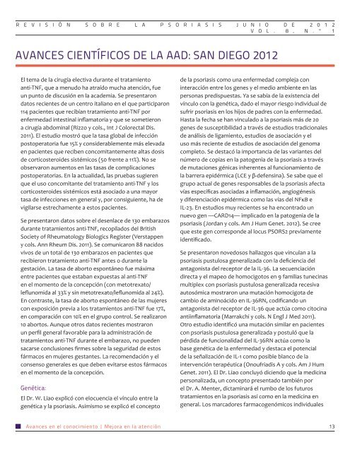 IPC_June 2012_Spanish_v7.indd - International Psoriasis Council