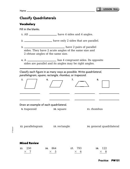 Practice Workbook SE - East Penn School District