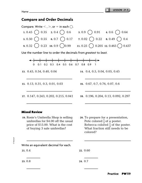 Practice Workbook SE - East Penn School District