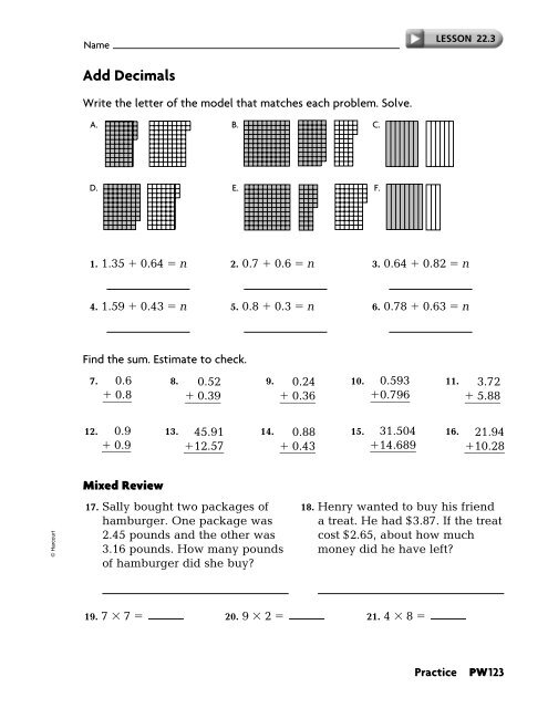 Practice Workbook SE - East Penn School District