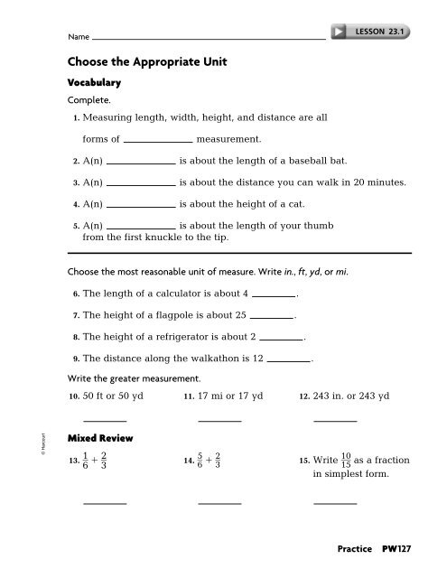 Practice Workbook SE - East Penn School District