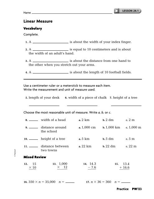 Practice Workbook SE - East Penn School District