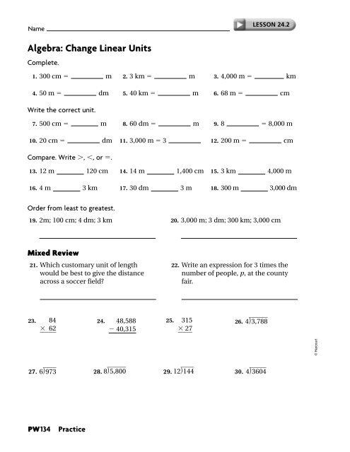 Practice Workbook SE - East Penn School District