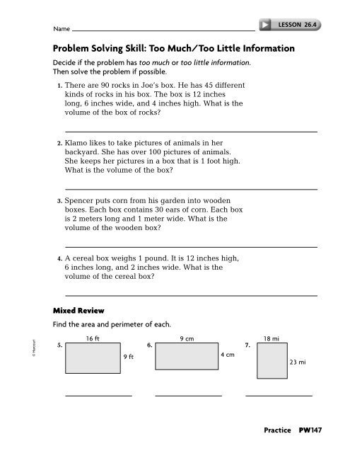 Practice Workbook SE - East Penn School District