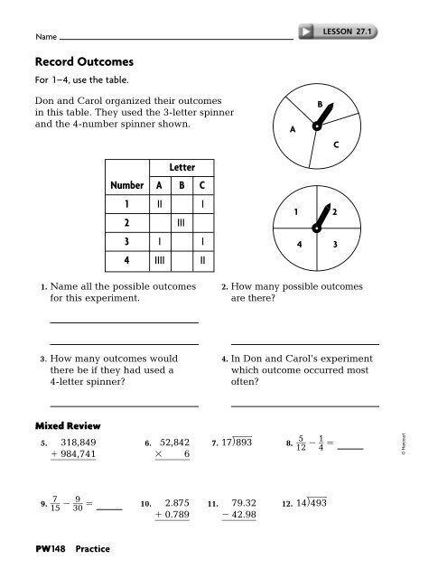 Practice Workbook SE - East Penn School District