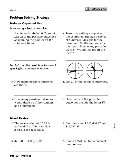 Practice Workbook SE - East Penn School District