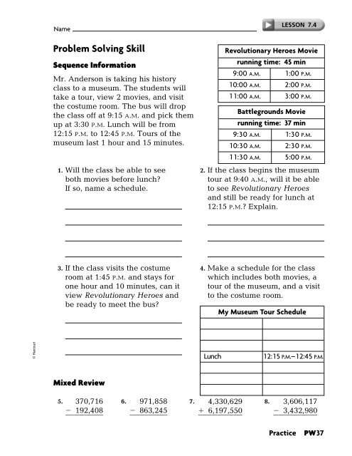 Practice Workbook SE - East Penn School District