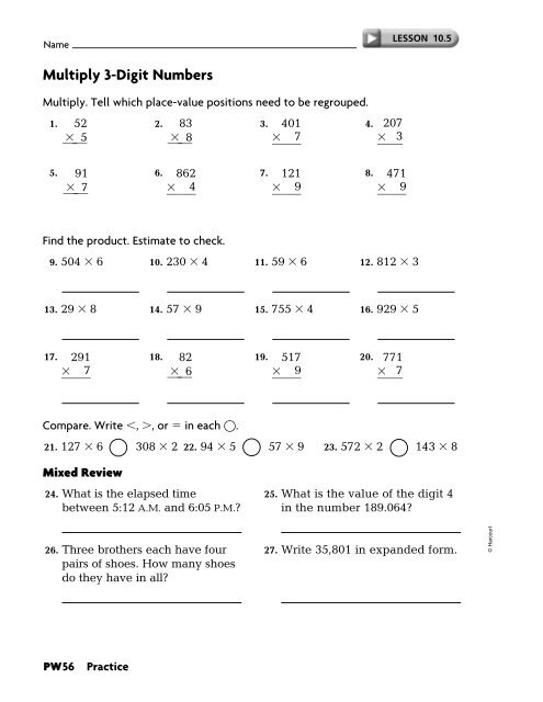 Practice Workbook SE - East Penn School District