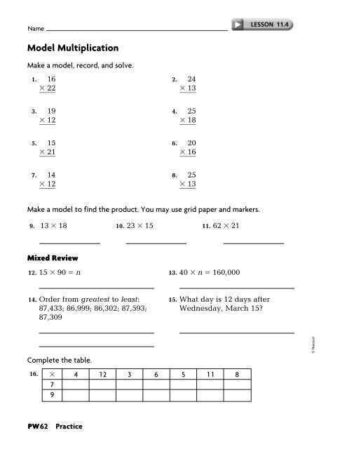 Practice Workbook SE - East Penn School District